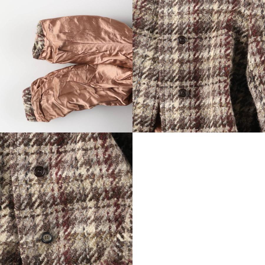 Aquascutum（アクアスキュータム） 古着 チェック柄 ツイードコート