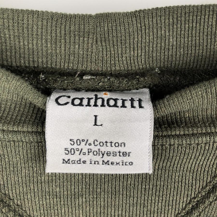 古着 カーハート Carhartt ワンポイントロゴスウェットシャツ トレーナー メンズL相当/eaa599005 Carhartt（カーハート） 古着 ワンポイントロゴスウェットシャツ