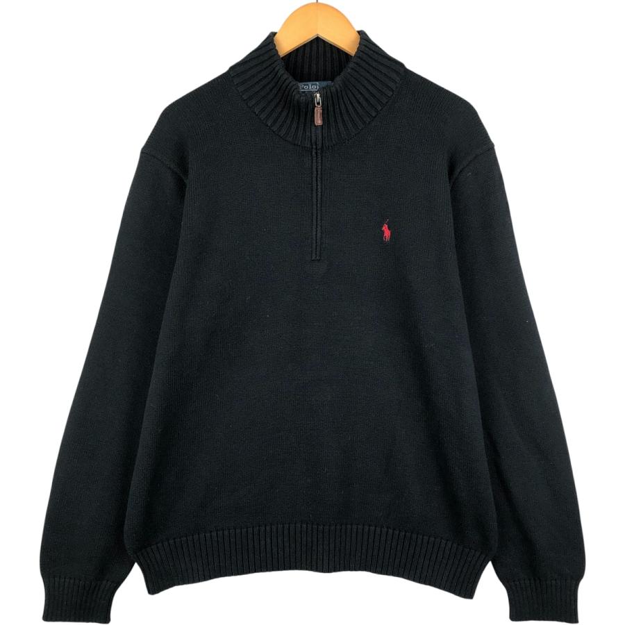 古着 ラルフローレン Ralph Lauren POLO by コットンニットハーフ