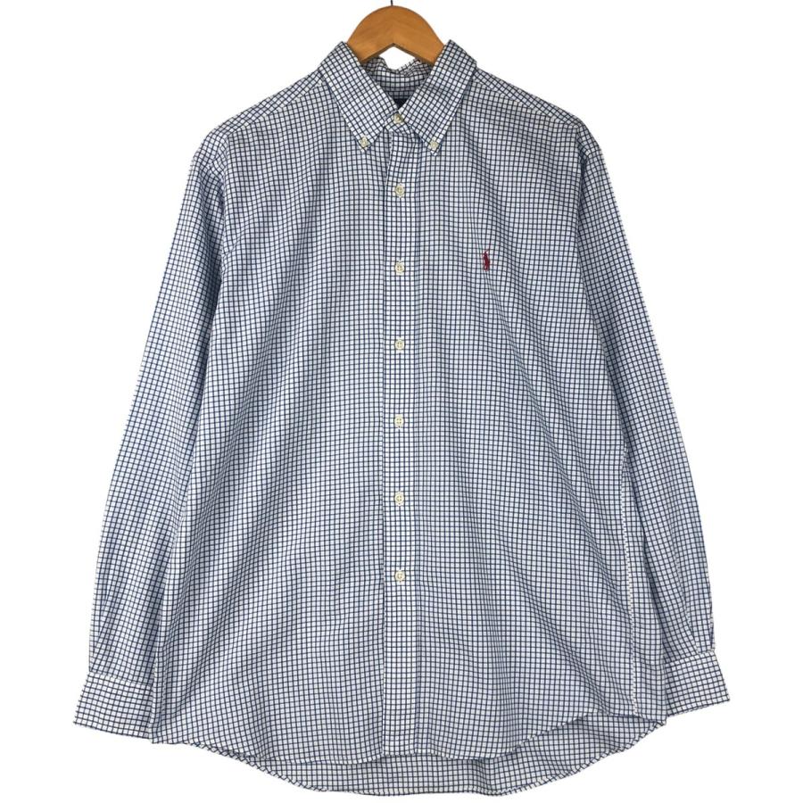 古着 ラルフローレン Ralph Lauren POLO by CUSTOM FIT ギンガム