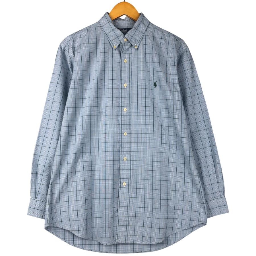 古着 ラルフローレン Ralph Lauren POLO by CUSTOM FIT 長袖 ボタン