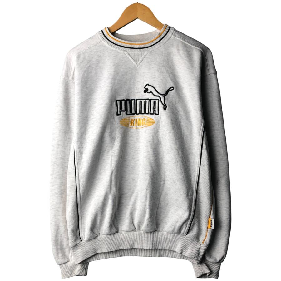 OLD PUMA サッカースウェット PUMA（プーマ） 古着 90~00年代 PUMA KING ロゴスウェットシャツ