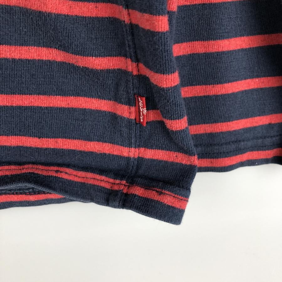 Levi's（リーバイス） 古着 ボーダー柄 ロングTシャツ ロンT メンズL