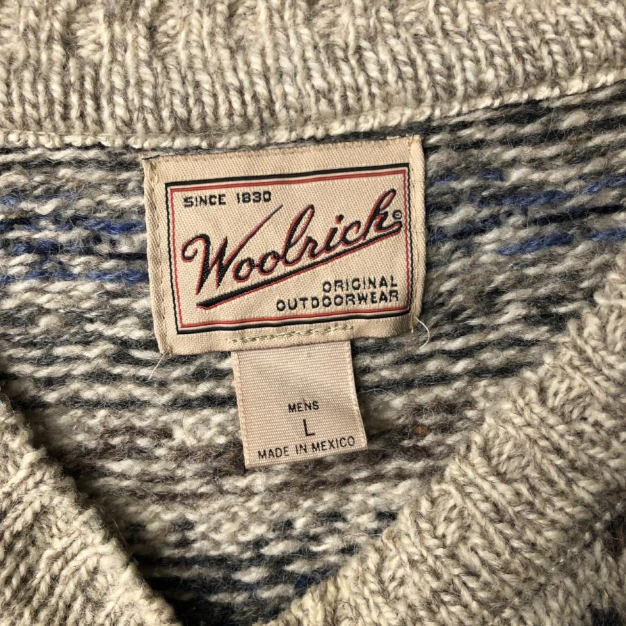 WOOLRICH（ウールリッチ） 古着 90~00年代 総柄 フェアアイル柄 ウール