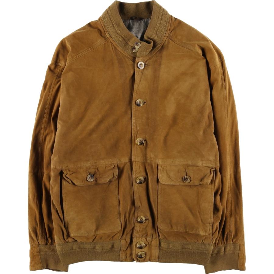 古着 GILBERTO バルスタージャケット スエードレザーブルゾン メンズM