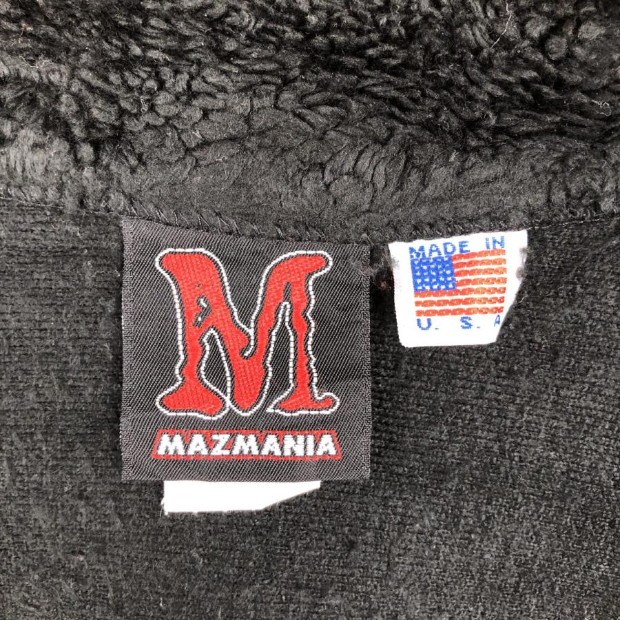 古着 90年代 マズマニア MAZMANIA 総柄 トナカイ柄 フリースジャケット USA製 メンズL相当 ヴィンテージ/eaa599317 古着 90年代 マズマニア MAZMANIA 総柄 トナカイ柄 フリースジャケット