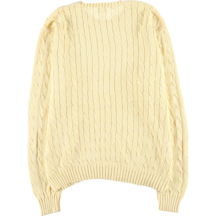 ラルフローレンRALPH LAUREN SPORT セーター レディース M相当 古着 ラルフローレン Ralph Lauren RALPH LAUREN SPORT ケーブル編み