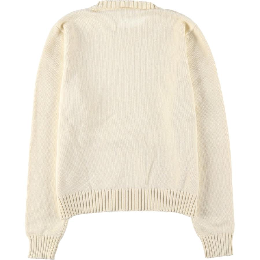 古着 ラコステ LACOSTE コットンニットセーター 40 レディースXS相当/eaa599345 LACOSTE（ラコステ） 古着 コットンニットセーター 40 レディースXS