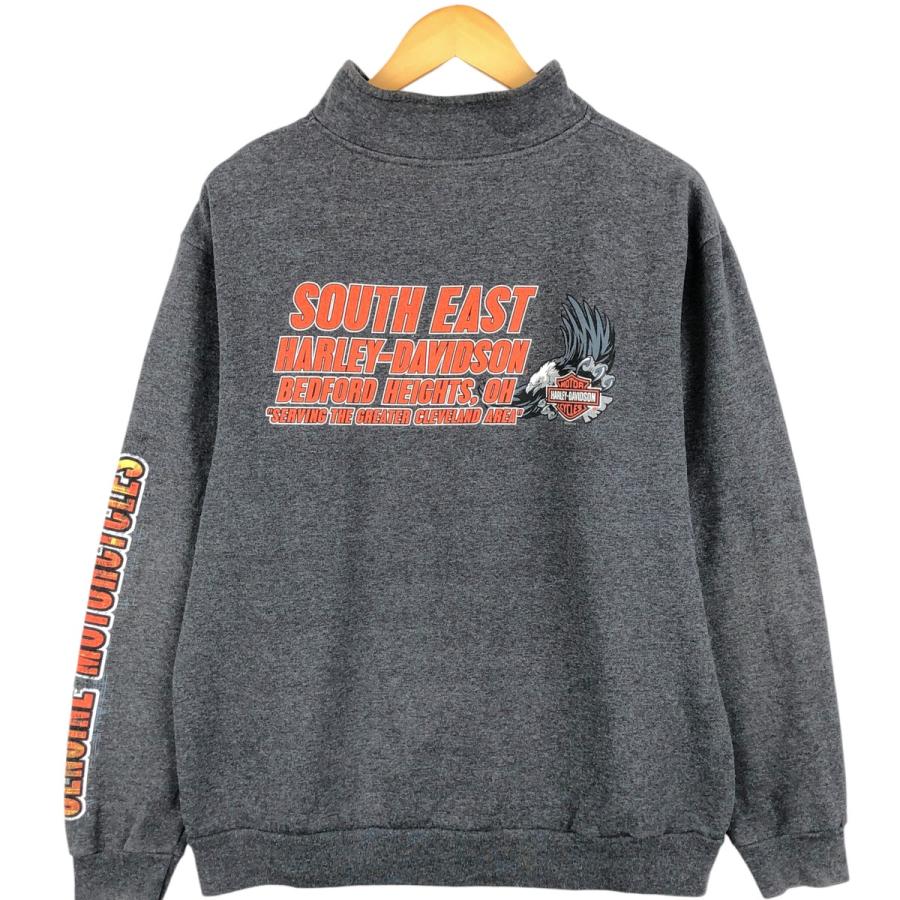 古着 ハーレーダビッドソン Harley-Davidson フルジップスウェット