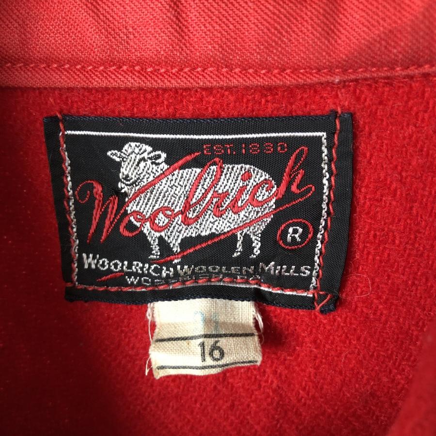 WOOLRICH（ウールリッチ） 古着 50年代 ウールシャツ メンズL相当