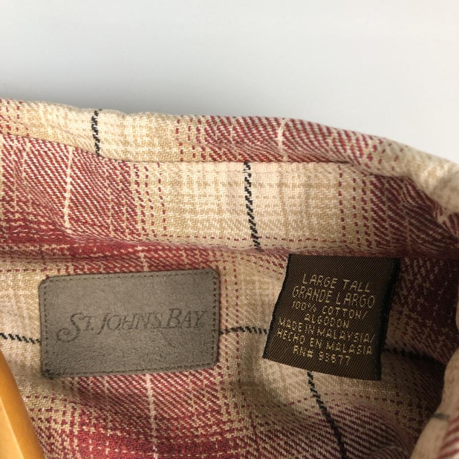 古着 90~00年代 セントジョンズベイ オンブレチェック 長袖 ボタン