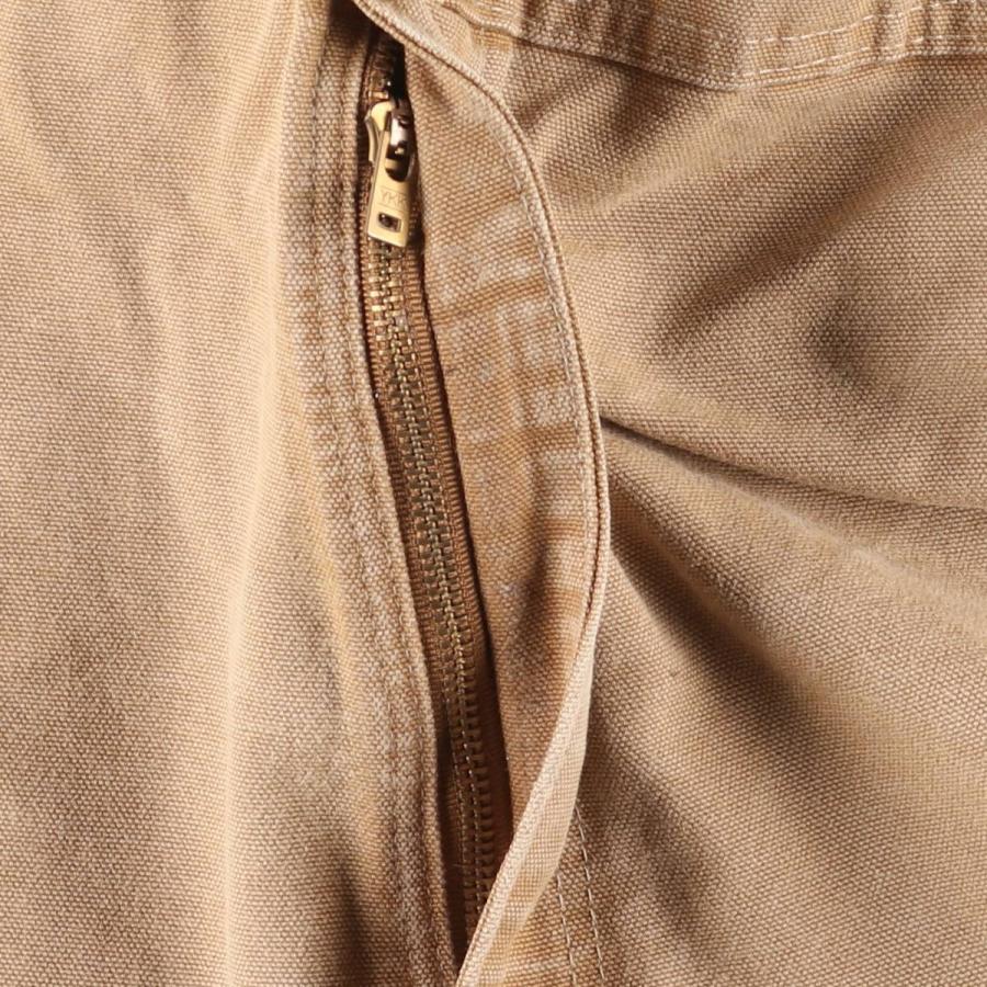古着 カーハート Carhartt ダブルニー ダック オーバーオール メンズw37相当/eaa599505 Carhartt（カーハート） 古着 ダブルニー ダック オーバーオール