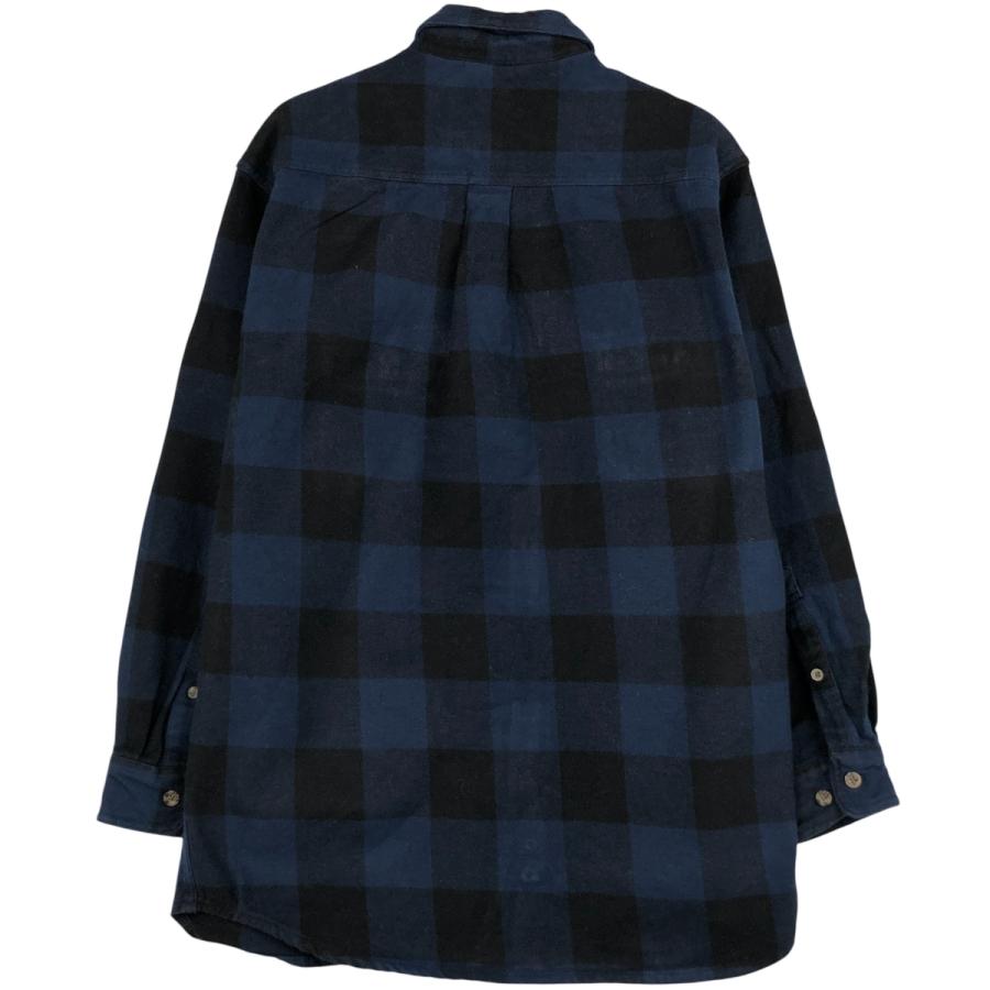 古着 90年代 FIELD N' FOREST バッファローチェック 長袖 ヘビーネル