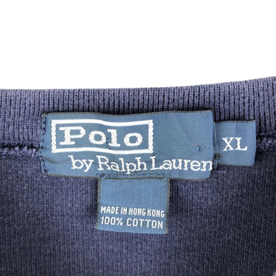 古着 ラルフローレン Ralph Lauren POLO by Vネック ワンポイントロゴ
