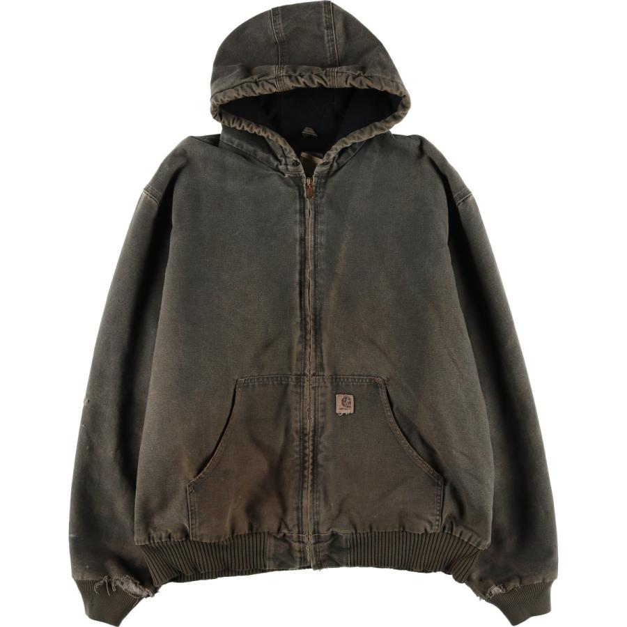 Carhartt（カーハート） 古着 アクティブジャケット ダックフルジップ