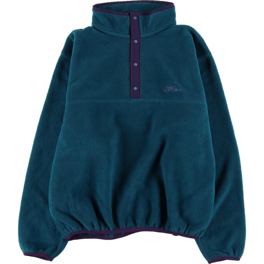L.L.Bean（エルエルビーン） 古着 70~80年代 ハーフスナップ フリース 
