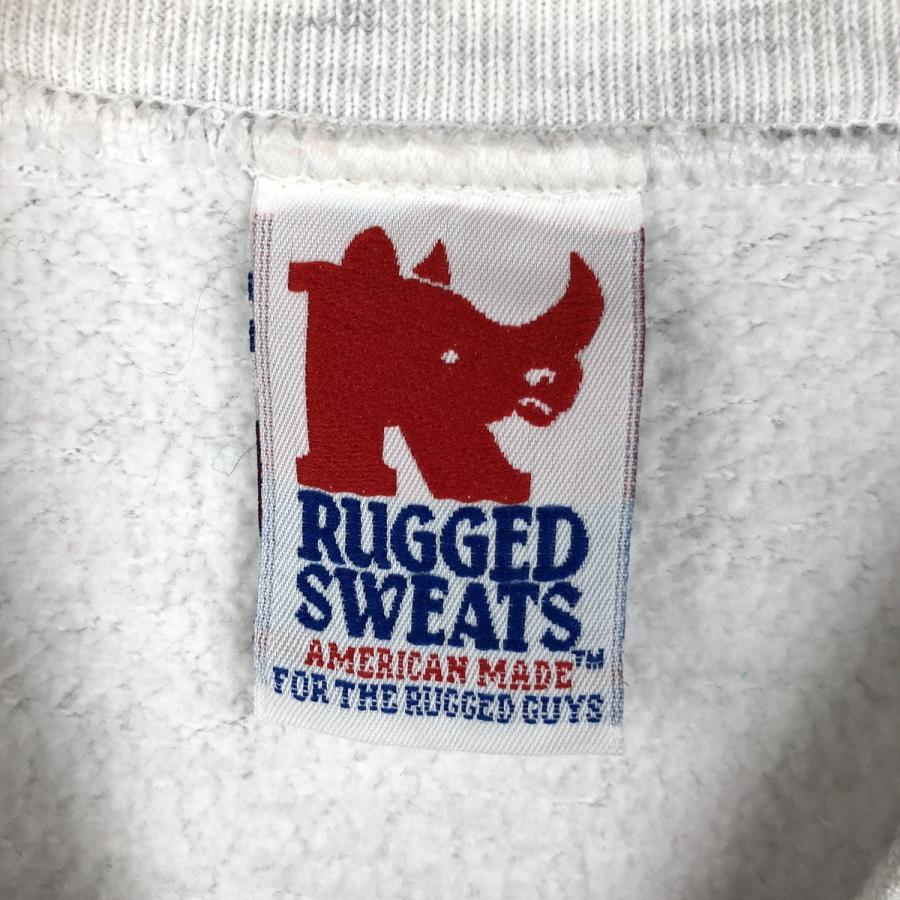 古着 90年代 RUGGED SWEATS カレッジスウェットシャツ トレーナー USA