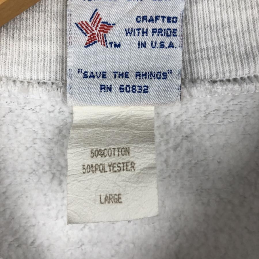 古着 90年代 RUGGED SWEATS カレッジスウェットシャツ トレーナー USA