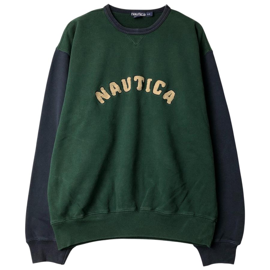 NAUTICA（ノーティカ） 古着 90年代 ロゴスウェットシャツ トレーナー 