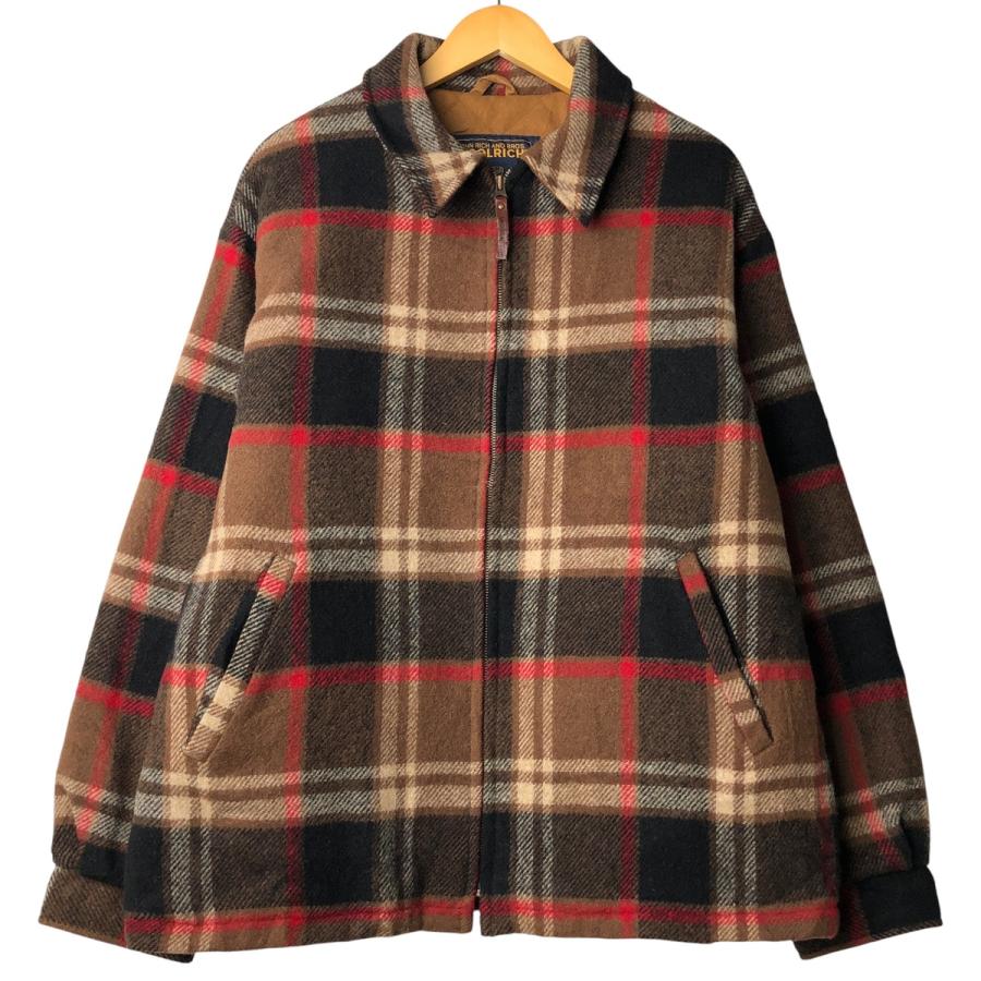 WOOLRICH（ウールリッチ） 古着 00年代 チェック柄 中綿入り ウール