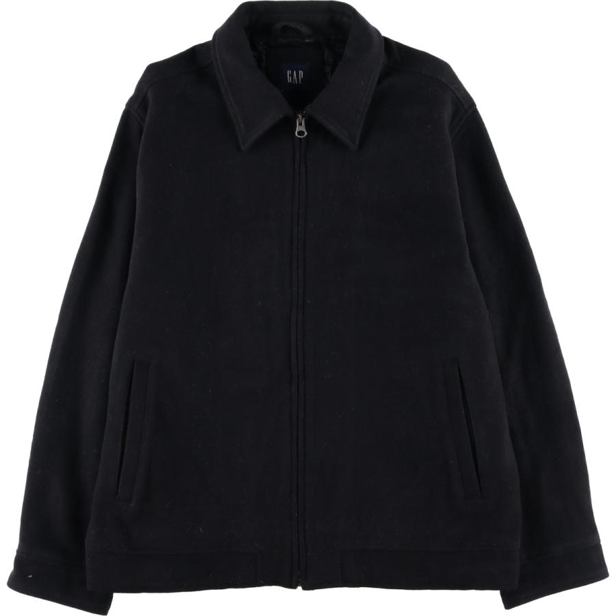 OLD GAP ギャップ　00s 中綿ウールジャケット　黒　L 古着. GAP（ギャップ） 古着 00年代 中綿入り ウールスポーツジャケット