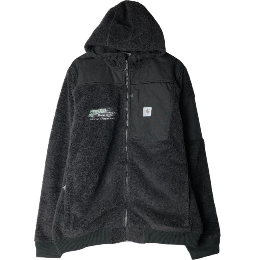 古着 カーハート Carhartt アドバタイジング ナイロンxフリースジャケット メンズXL相当/eaa599992 Carhartt（カーハート） 古着 アドバタイジング ナイロンxフリース