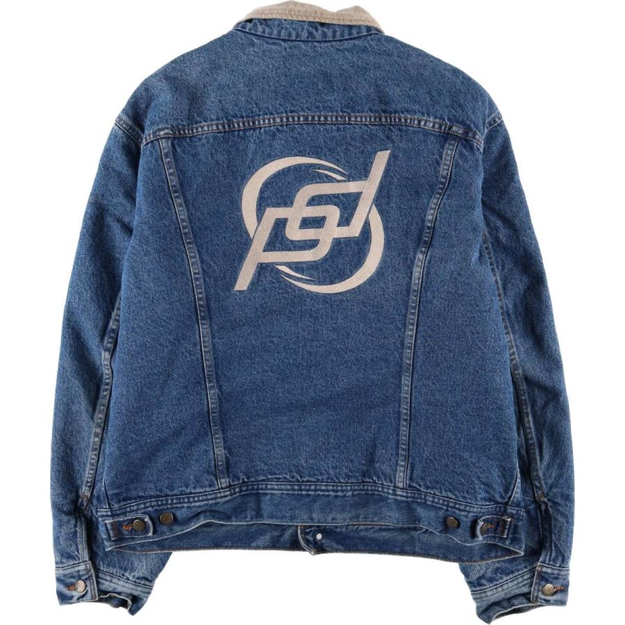 古着 MUSTANG STORMRIDER バックロゴ デニムジャケット Gジャン メンズ