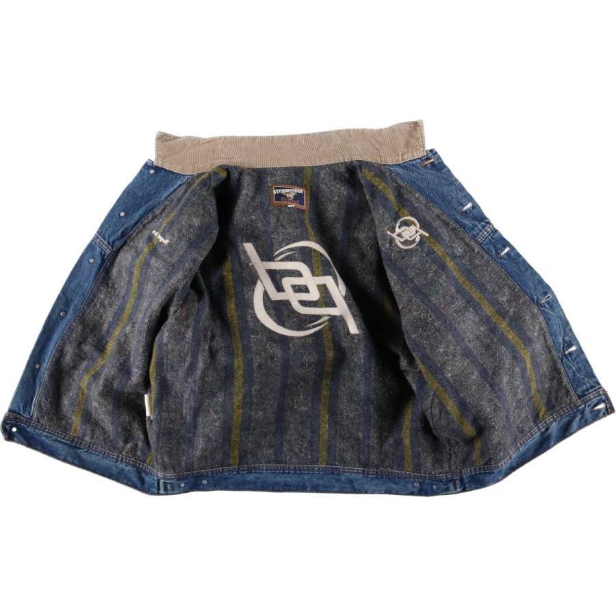 古着 MUSTANG STORMRIDER バックロゴ デニムジャケット Gジャン メンズ