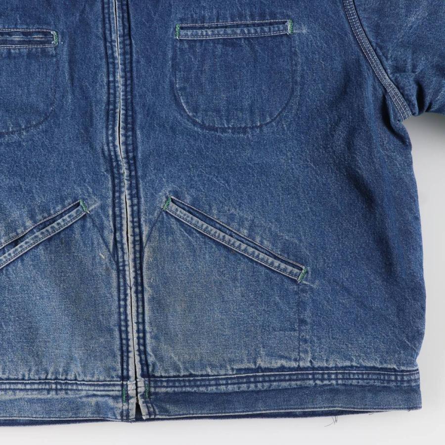 70s80s Osh kosh ￼中綿 デニムジャケット 40R USA 美品 OSHKOSH（オシュコシュ） 古着 70~80年代 中綿入り デニムワーク