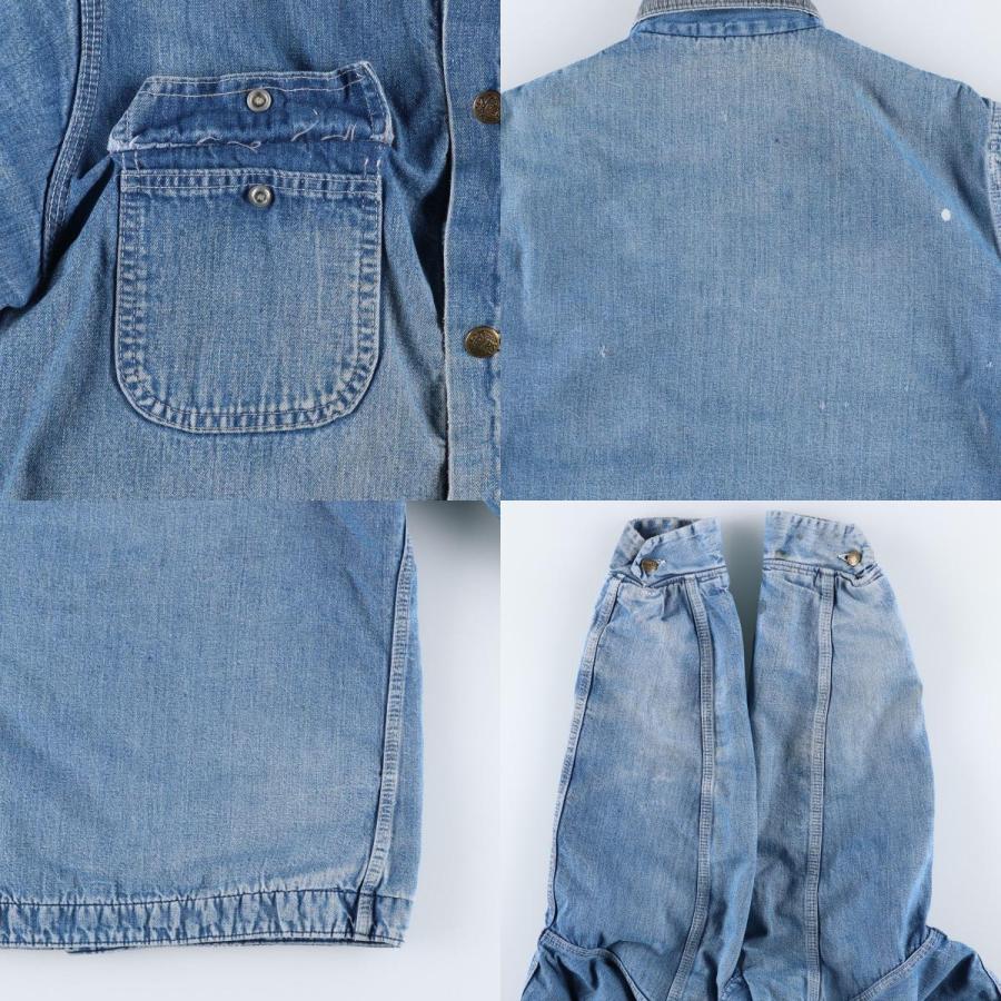 Sears カバーオール サイズ38 ビンテージ 70〜80年代 ビンテージ WORK'N LEISURE SEARS シアーズ デニム