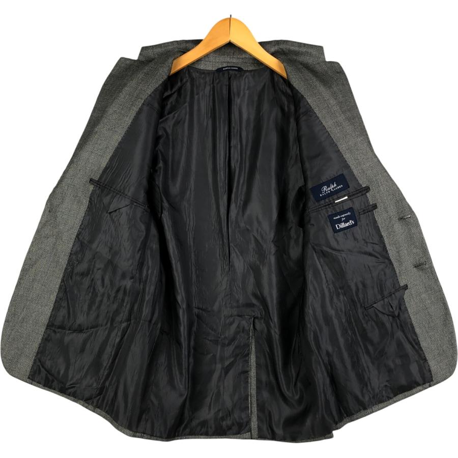 古着 ラルフローレン Ralph Lauren 千鳥格子柄 ウール×シルク