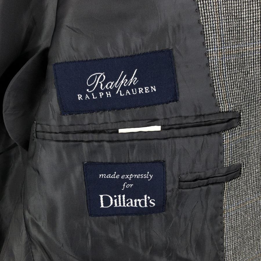 古着 ラルフローレン Ralph Lauren 千鳥格子柄 ウール×シルク