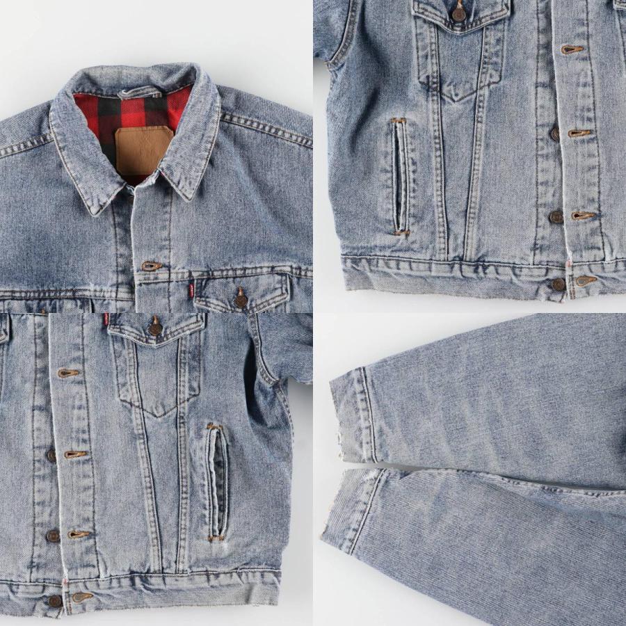 古着 90年代 リーバイス Levi's デニムジャケット Gジャン USA製 メンズL相当 ヴィンテージ/eaa600324 Levi's（リーバイス） 古着 90年代 デニムジャケット Gジャン USA製