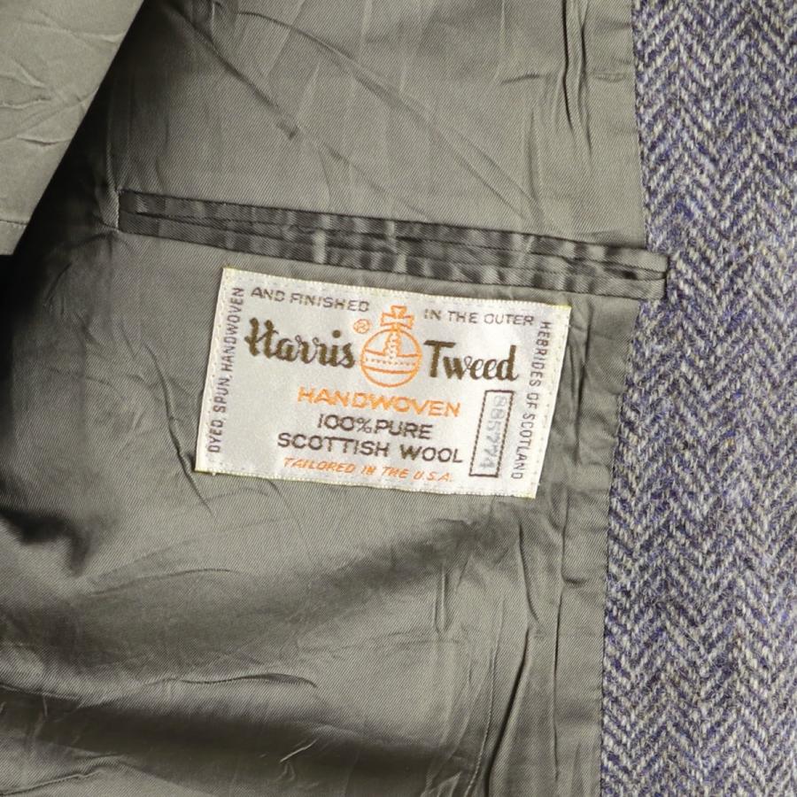 古着 80~90年代 Adams Row Harris Tweed ハリスツイード ヘリンボーン