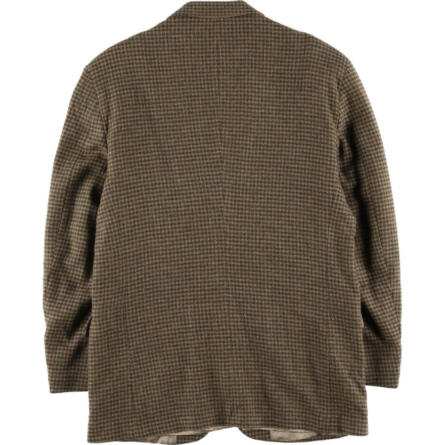 古着 BRITCHES GREAT OUTDOORS 千鳥格子柄 ウールテーラードジャケット