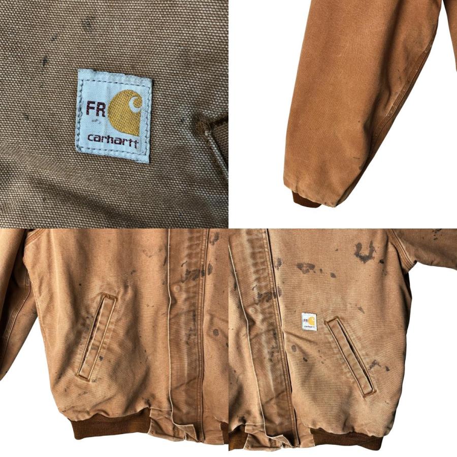 古着 カーハート Carhartt FRシリーズ 中綿入り ダックワークブルゾン メンズXL相当/eaa600358 Carhartt（カーハート） 古着 Carhartt FRシリーズ 中綿入り ダック