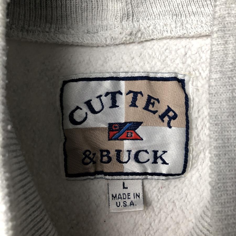古着 90年代 CUTTER&BUCK ハイネック ロゴスウェットシャツ トレーナー