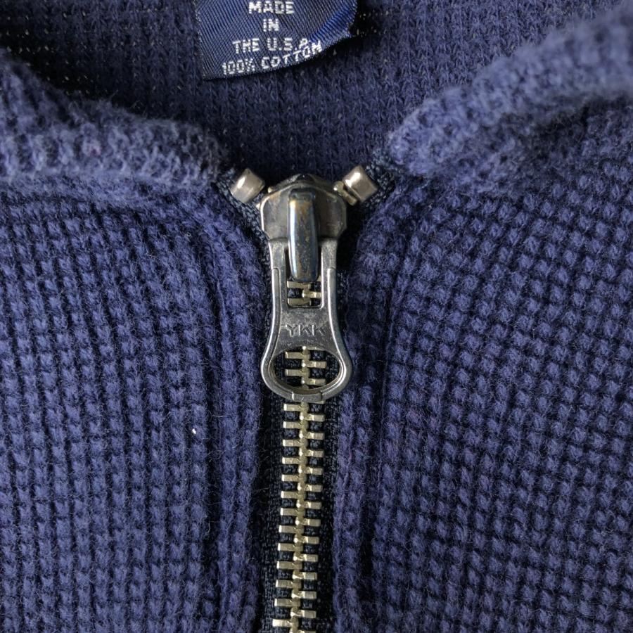 古着 ラルフローレン Ralph Lauren POLO by 襟付き ハーフジップ