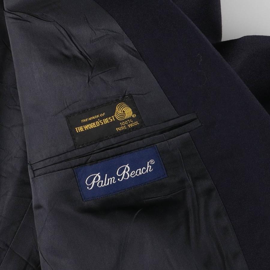 古着 Palm Beach 紺ブレザー テーラードジャケット USA製 メンズL相当/eaa600430 古着 Palm Beach 紺ブレザー テーラードジャケット USA製 メンズL相当