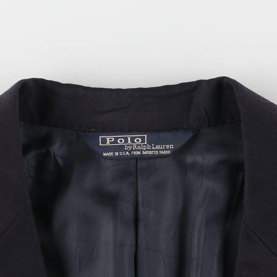 90s Ralph Lauren 紺ブレ テーラードジャケット L-size 90年代 USA製 Polo by Ralph Lauren テーラードジャケット 紺ブレ