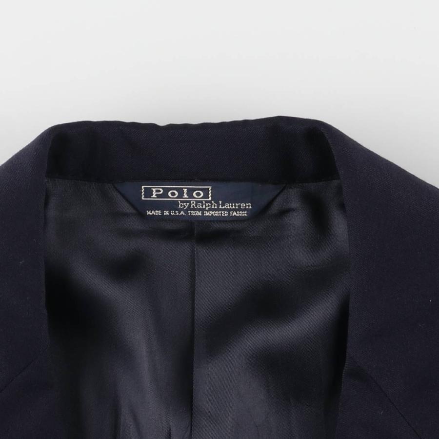 古着 90年代 ラルフローレン POLO by Ralph Lauren 紺ブレザー