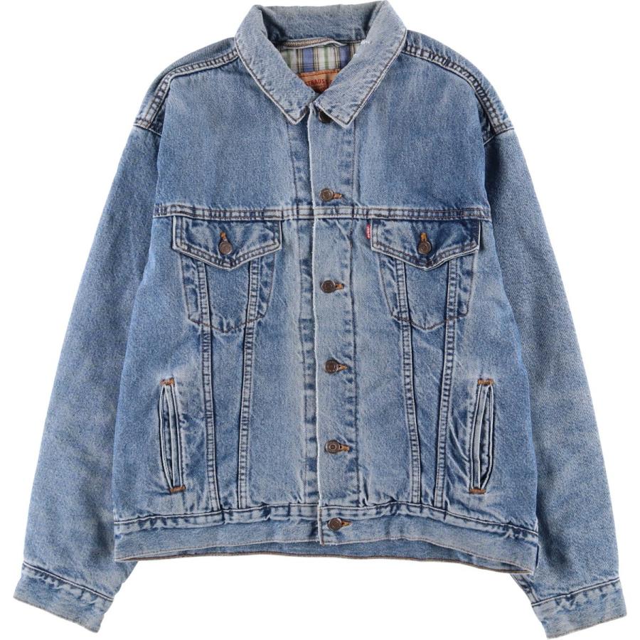リーバイス Big E 直後 66 デニムジャケット Gジャン ビンテージ Levi's（リーバイス） 古着 90年代 デニムジャケット Gジャン USA製