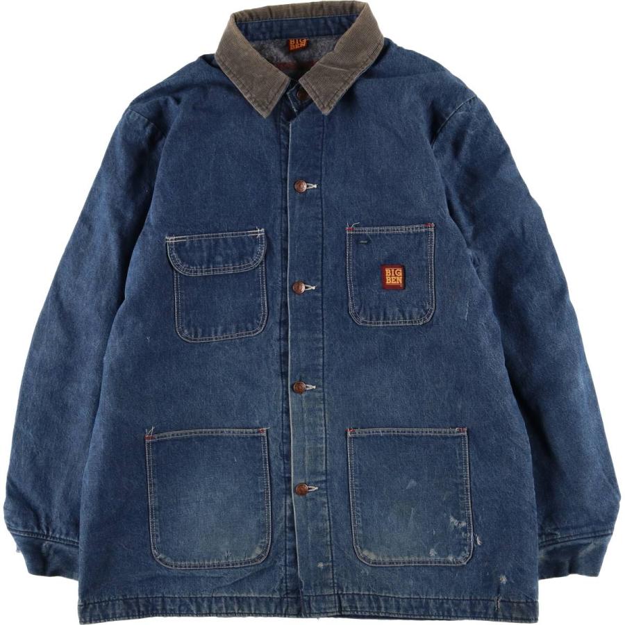 古着 80年代 ビッグベン BIGBEN デニムカバーオール メンズL相当