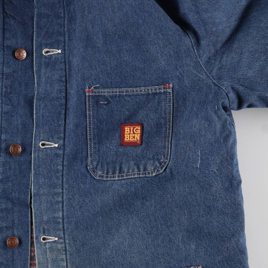 古着 80年代 ビッグベン BIGBEN デニムカバーオール メンズL相当