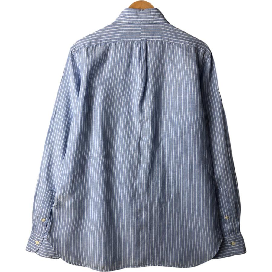 古着 ラルフローレン Ralph Lauren CUSTOM FIT ストライプ柄 長袖