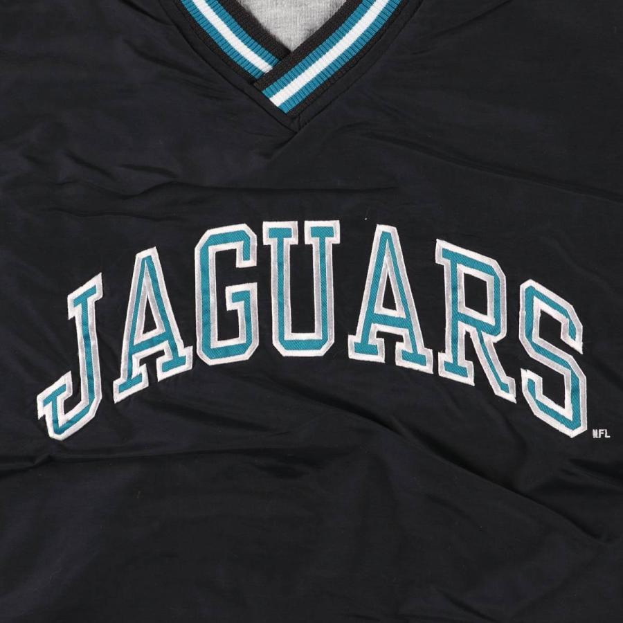 古着 90年代 スターター Starter NFL JACKSONVILLE JAGUARS ジャクソンビル ジャガーズ 虎柄 タイガー柄 Vネック リバーシブル ナイロンプルオーバー メンズXL相当 ヴィンテージ/eaa600523 STARTER（スターター） 古着 90年代 NFL ジャクソンビル ジャガーズ