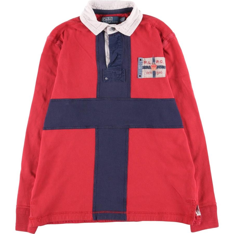 古着 ラルフローレン Ralph Lauren POLO by CUSTOM FIT 長袖 ラガー