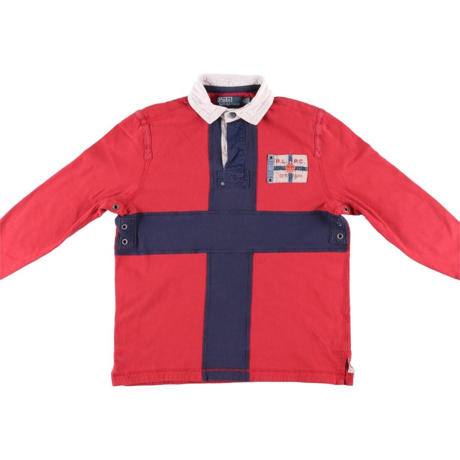 古着 ラルフローレン Ralph Lauren POLO by CUSTOM FIT 長袖 ラガー