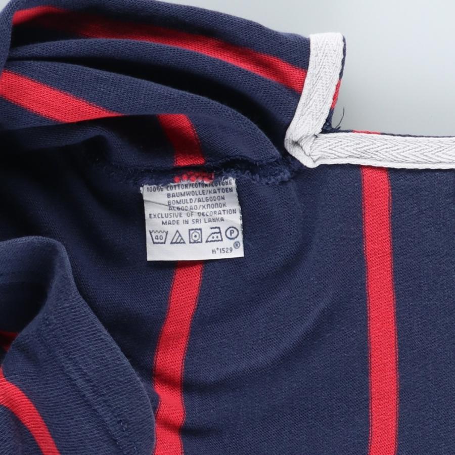 古着 ラルフローレン Ralph Lauren POLO by CUSTOM FIT ボーダー柄