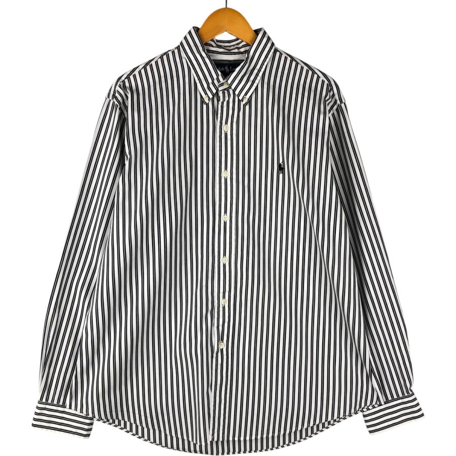 古着 ラルフローレン Ralph Lauren CUSTOM FIT 長袖 ボタンダウン